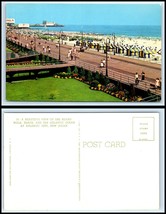 NEW JERSEY Postcard - Atlantic City, Boardwalk, Beach &amp; Ocean O16 - £2.31 GBP