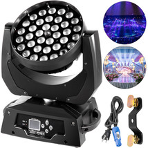 VEVOR 36x10W Zoom Moving Head Stage Light RGBW 4IN1 DMX Disco Party Wash... - £199.00 GBP