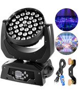 VEVOR 36x10W Zoom Moving Head Stage Light RGBW 4IN1 DMX Disco Party Wash... - £198.96 GBP