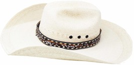 1&quot; Wide Handcrafted Western Floral Tooled Leather Hat Band 24RTL - $24.99
