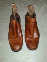 GIORGIO COSANI Couture Ankle Boots Brown 10-1/2 Hand Crafted - $39.99