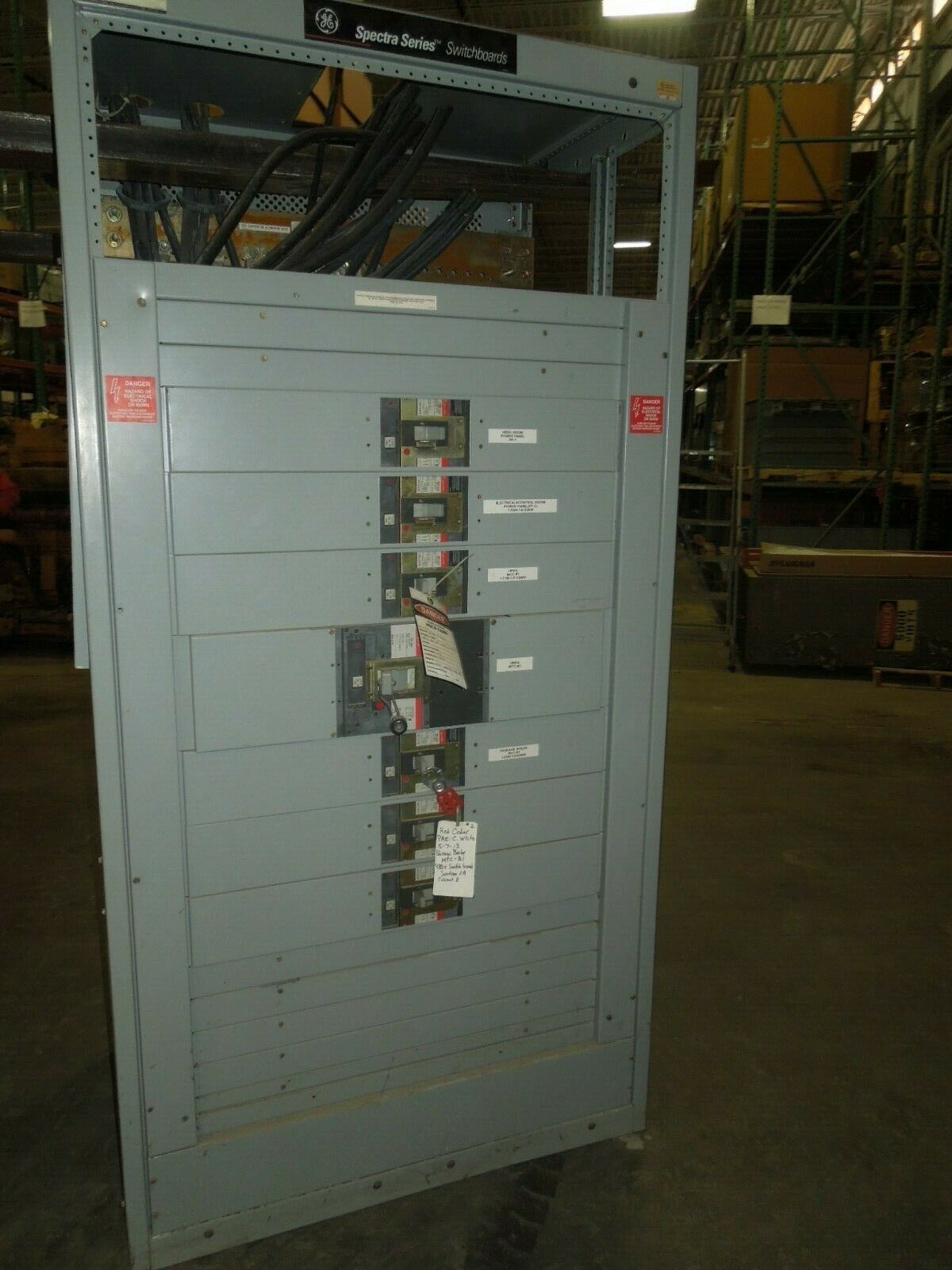 GE AVLine Switchboard 2500A 3ph 480/277V Power Break MainTieMain