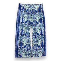 Lilly Pulitzer Tropi Call Me Bal Harbour Palazzo Pant Wide Leg Blue Pine... - £34.56 GBP