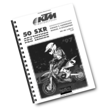 KTM 1997 - 50 SXR ADVENTURE PRO JUNIOR SENIOR - OWNERS MANUAL - $40.00