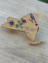 Lions Club District 20-Y2 1996-1997 We Care We Serve Lapel Pin New York ... - $335.51 MXN