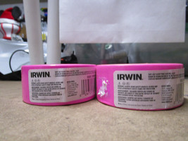 Irwin Tools STRAIT-LINE Flagging Tape 150-foot Glo-Pink 2 Rolls - £7.41 GBP