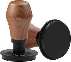 Normcore 58.5mm Coffee Tamper V4, Smooth Base, Spring Loaded, Walnut Handle - $47.51