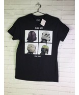 Star Wars Dark Side Darth Vader Boba Fett T-Shirt Black Womens Juniors S... - £10.89 GBP