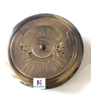 NauticalMart Place Year Over Month Poem Engraved Compass Unique Vintage ... - £30.67 GBP