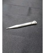 Old WAHL Eversharp Watch Fob Art Deco Mechanical 3&quot; Pencil Silver Plate ... - $16.69
