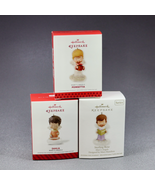 Hallmark NRFP 2012 2013 2014 Marys Angels Sterling Rose Poinsettia Dahli... - $674.29 MXN