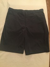 Size 38 Izod shorts golf classic plaid blue 10 in inseam mens - £18.16 GBP