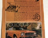 Toyota Corolla SR-5 Liftback vintage Print Ad pa3 - £6.84 GBP