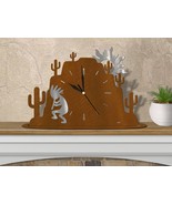 16.5in W Southwest Theme Desert Mountain Shelf-Mantel Clock - Dancing Ko... - $109.00