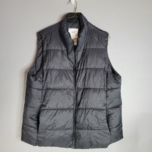 GAP Cold Control Lightweight Insulated Puffer Vest Mens XL Black - £15.02 GBP