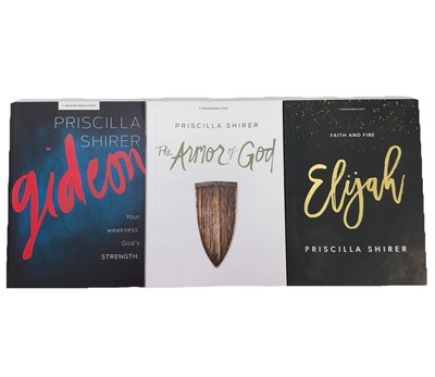 The Armor of God, Gideon, Elijah Bible Study Book Priscilla Shirer Set Of 3 - $29.69