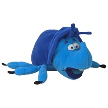 Disney A Bug&#39;s Life Dim Blue Beetle 7&quot; Bean Bag Plush - READ** - $146.35 MXN