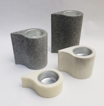 PartyLite Stone Puzzle Stepped Tealight Candle Holders P7982 Set of 4 - £31.54 GBP