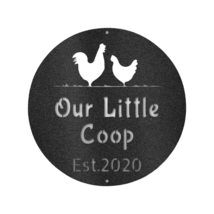 Customizable Chicken Coop - Steel Sign - Personalized Metal Sign - £56.52 GBP+