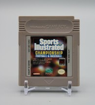 Sports Illustrated Championship Football &amp; Baseball (Nintendo Gameboy,1993) Test - £7.77 GBP