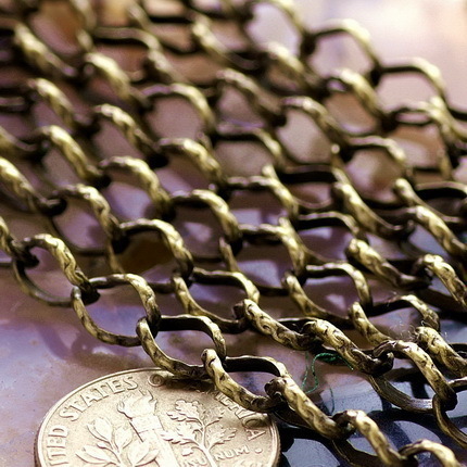 Wholesale Antique-Bronze Plated Link Chain c153(16ft) - £11.37 GBP