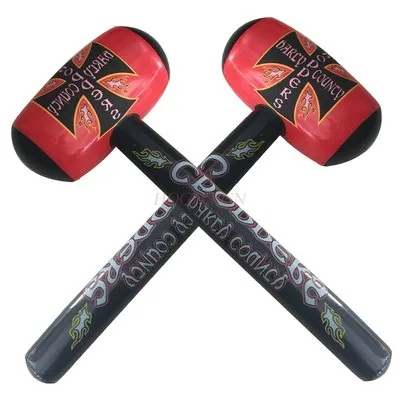 2PCS Inflatable Toy Hammer Cross Star Hammer Big Hammer Activity Props Bar Stage - £12.12 GBP