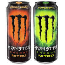 Monster Energy Nitro Energy Drinks 2 Flavor Pack 12 - 16 Fl oz Cans  - £21.23 GBP
