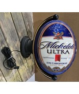Michelob Ultra Beer Revolving Light Up Sign Missing Hanging Bracket Man ... - €194,98 EUR