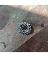 Vintage Sarah Coventry Rhodium Plated Open Work Round Circular Pin Brooch - €10,31 EUR