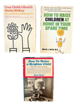 Lot of 3 Vintage Child Raising Books from 1960’s Stella McKay Marvin Gersh HC - £21.77 GBP