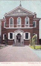 Philadelphia Pennsylvania PA Carpenters Hall Postcard D57 - £2.35 GBP