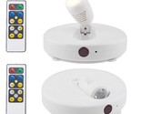 Wireless Led Spotlights 2 Pack Accent Lights Puck Lights With 2 Remote, ... - £34.44 GBP