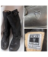 Frye Biker Stivali Ragazzi 3.5 Veronica Slouch Fibbia da Infilare Nero P... - $956.97 MXN