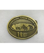 INTERNATIONAL TURBINE SERVICE Inc.  ITS  - Belt Buckle - 1980&#39;s - Vintage - $68.25 CAD