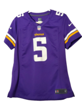 Vintage NFL Vikings Teddy Bridgewater 5 Women&#39;s Jersey Purple Size L - £54.66 GBP