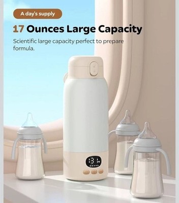 Portable 17oz Baby Bottle Warmer with Rapid Heating and Temperature Control Item image 8