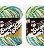 Rainbow Twist: Lily Sugar n Cream 100% Cotton Ombre Yarn 2-Pack - MOD OM... - $42.39 CAD