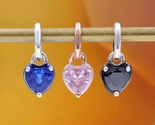 2024 Me Collection 925 Silver / Rose Gold Chakra Heart Mini Dangle Charm - £6.59 GBP