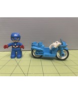 Lego Duplo Marvel Captain America Super Hero with Motorcycle - $14.84