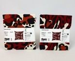 (Lot of 2) Ikea KAPHYACINT Pillow cushion Cover Brown-Red 20x20&quot; New 105... - $27.71