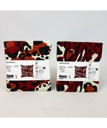 (Lot of 2) Ikea KAPHYACINT Pillow cushion Cover Brown-Red 20x20&quot; New 105... - £22.08 GBP