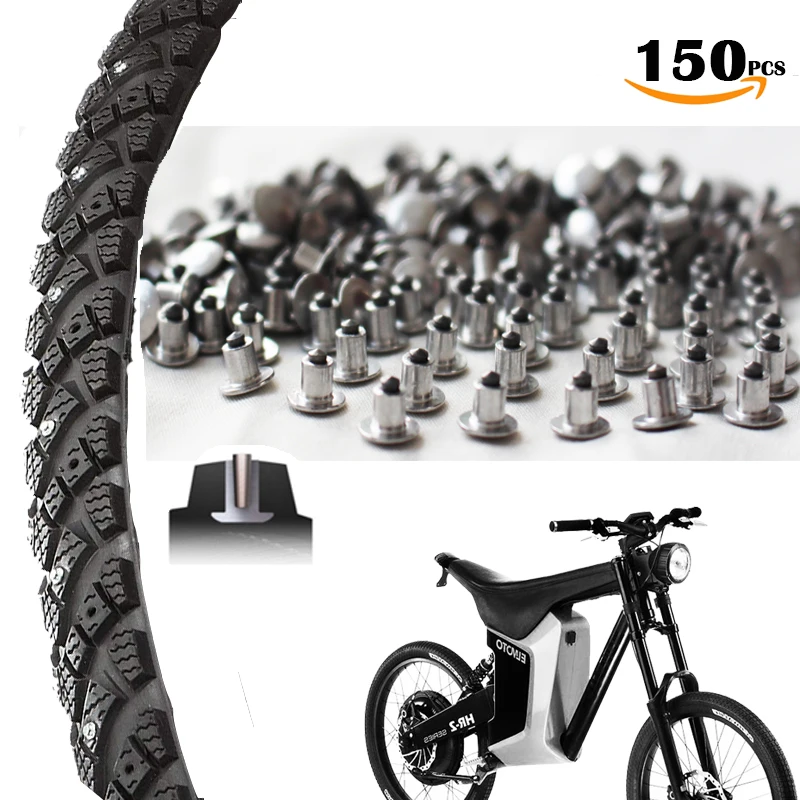 150pcs 6.5mm/0.26&quot; Tire studs Trye spikes Tungsten Pin Snow Tire Gripping Spikes - £28.84 GBP+