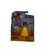 World of Nintendo Super Mario Daisy w/ Super Star 4&quot; Figure 2024 Jakks P... - $19.79