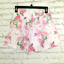 Mi Ami Shorts Francescas Womens Small Pink Floral High Rise Cottagecore - $24.99