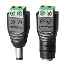 10 Pairs 12V Dc Power Jack Connector 5.5Mm X 2.1Mm Male And Female 24V Socket Fo - £15.00 GBP