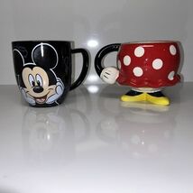 Disney Mickey And Minnie Mouse Coffee Mugs From Collection With Tags On ... - $13.34