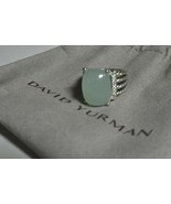 David Yurman Chalcedony &amp; Diamond 16 x12mm Large Wheaton Ring, Sterling ... - $13,049.83 MXN