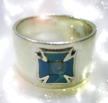 HAUNTED ANTIQUE RING CROSS OF THE SACRED SEAL HIGHEST LIGHT COLLECTION MAGICK image 2