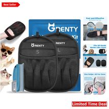 Comfortable &amp; Efficient Pet Hair Removal Gloves for Dogs &amp; Cats – Black ... - $44.50