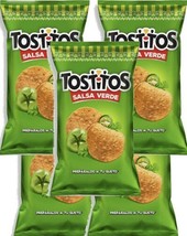 Sabritas Tostitos Salsa Verde 65g Box with 5 bags papas snack authentic ... - $19.95